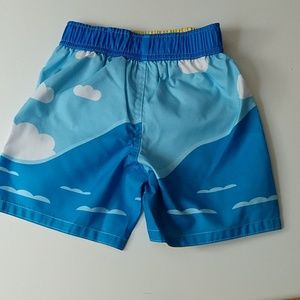 daddy shark swim trunks